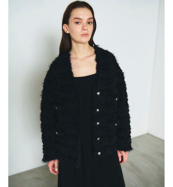 Diagram「フェザーツイードニットカーディガン」|カーディガン|