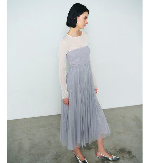 Diagram「プリーツコンビベアワンピース」|ワンピース|