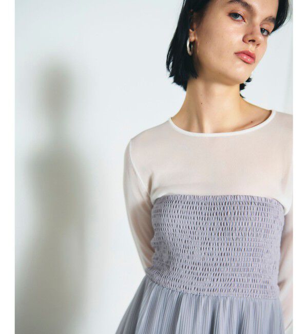 Diagram「プリーツコンビベアワンピース」|ワンピース|