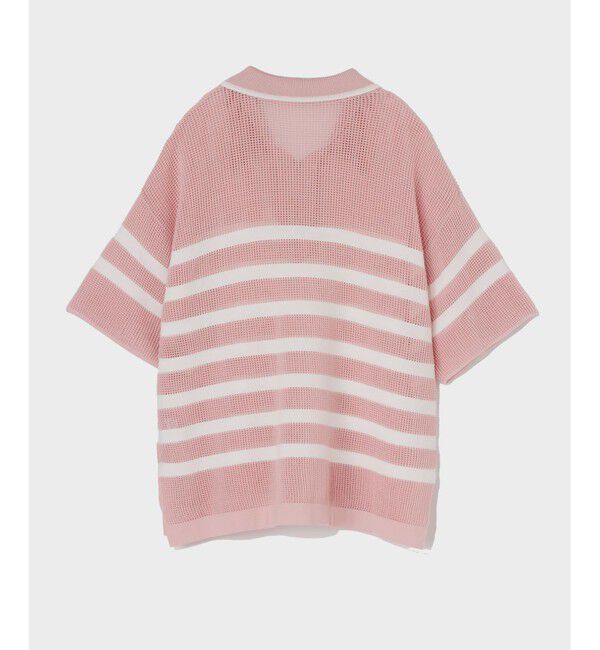 Grace Class「ワッフルボーダートップ」|Tシャツ・カットソー|