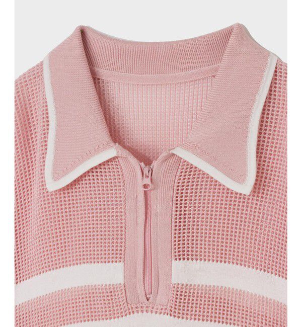 Grace Class「ワッフルボーダートップ」|Tシャツ・カットソー|