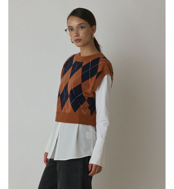 Diagram「アーガイルニットベスト」|ベスト・ジレ|