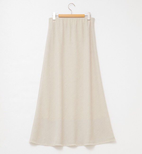 NOLLEY'S「ウォッシャブル綿麻スラブナロースカート」|スカート|