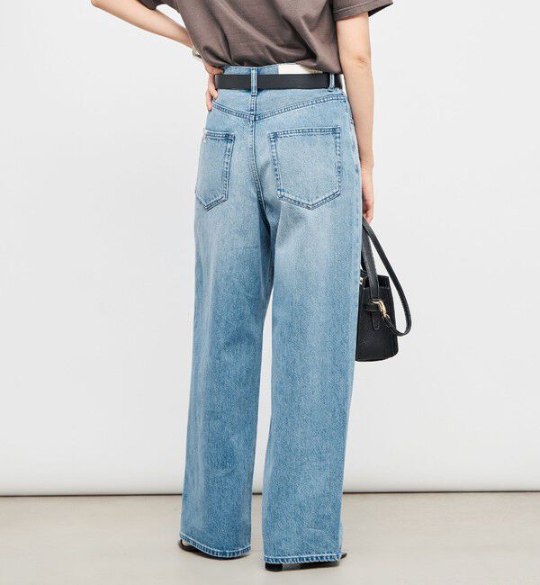 Rie Miller「【RM denim】ソフトルーズストレートデニム」|デニム|