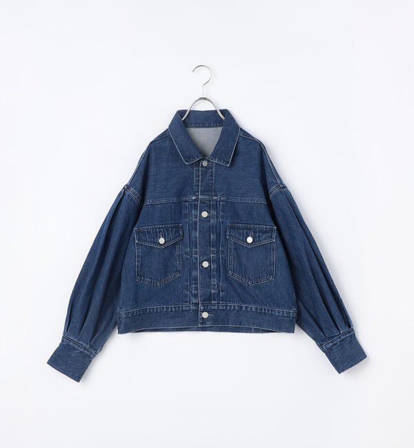 Rie Miller「【RM denim】袖ボリュームGジャン」|デニムジャケット|