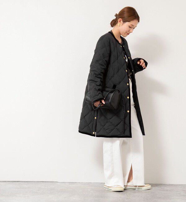 NOLLEY'S「【TAION&times;LIMONTA】別注ベロアパイピングロングダウン」|ダウン|