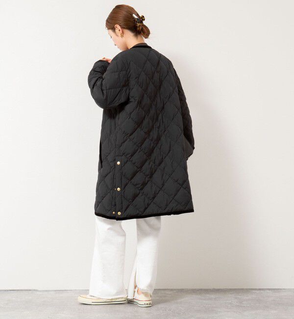 NOLLEY'S「【TAION&times;LIMONTA】別注ベロアパイピングロングダウン」|ダウン|