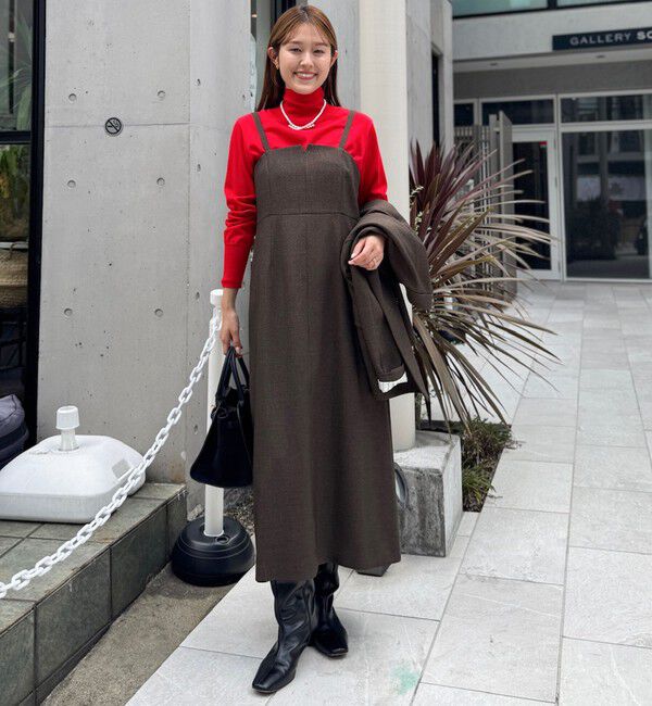 NOLLEY'S「《手洗い可能》《アンサンブル対応》18G天竺ハイネックプルオーバーニット」|ニット・セーター|