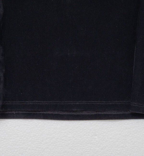 MAQWEL「【MAQWEL/マクウェル】ウォッシャブルベロアレイヤードトップス」|Tシャツ・カットソー|