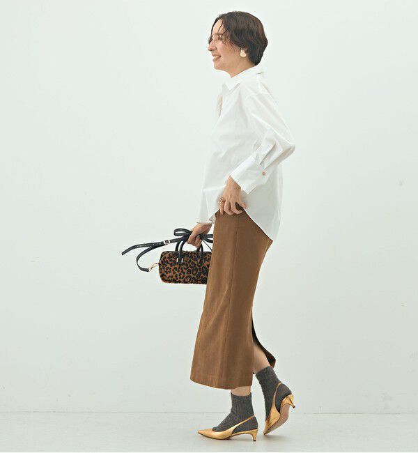 NOLLEY'S sophi「ウォッシャブルブロードメタル釦スキッパーシャツ」|シャツ・ブラウス|