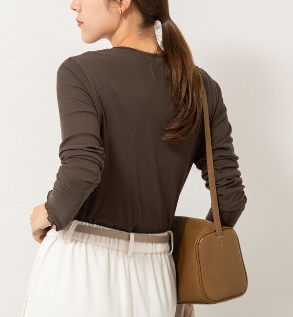 NOLLEY'S「ウォッシャブルシアーフライスロンT」|Tシャツ・カットソー|