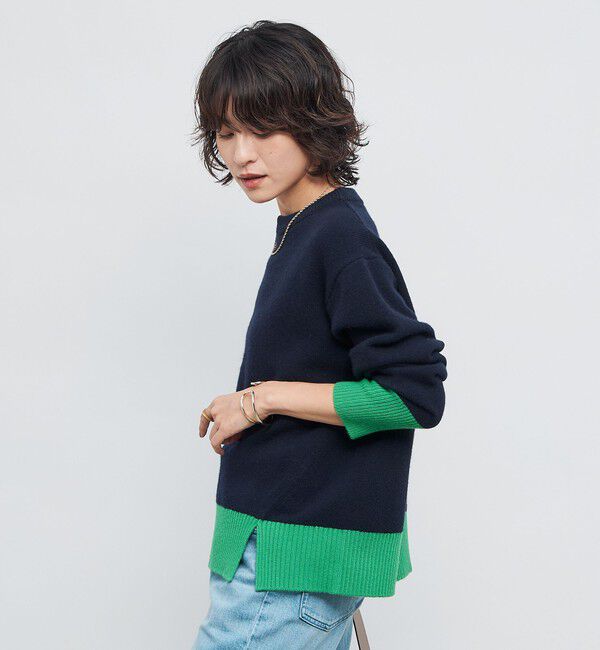NOLLEY'S「5Gノアリスクルーネックプルオーバーニット」|ニット・セーター|