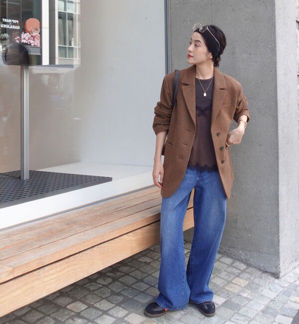 MAQWEL「【MAQWEL/マクウェル】オーバージャケット」|テーラードジャケット|