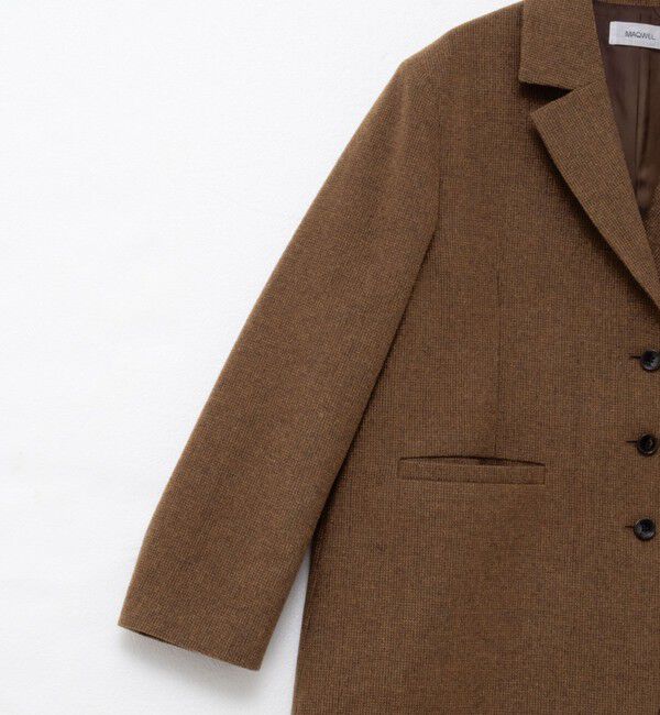 MAQWEL「【MAQWEL/マクウェル】オーバージャケット」|テーラードジャケット|