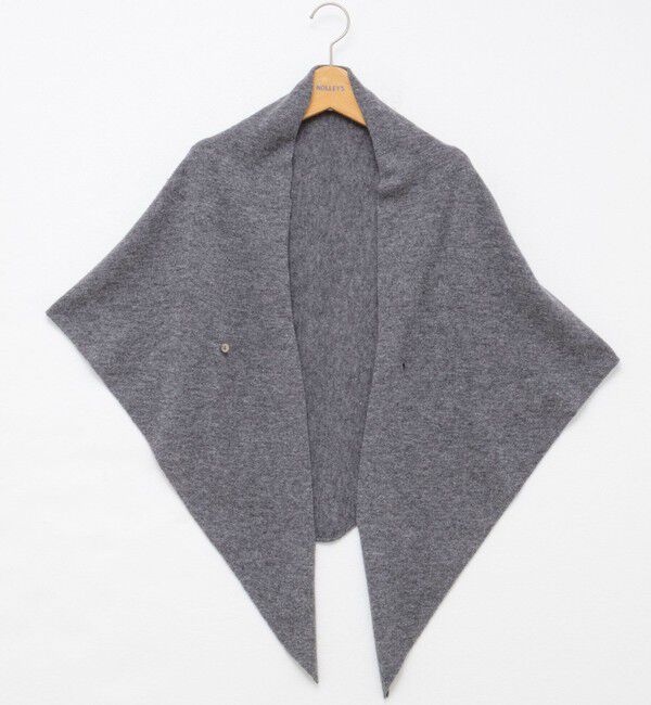 NOLLEY'S「《手洗い可能》カシミヤ混三角ストール」|ニット・セーター|