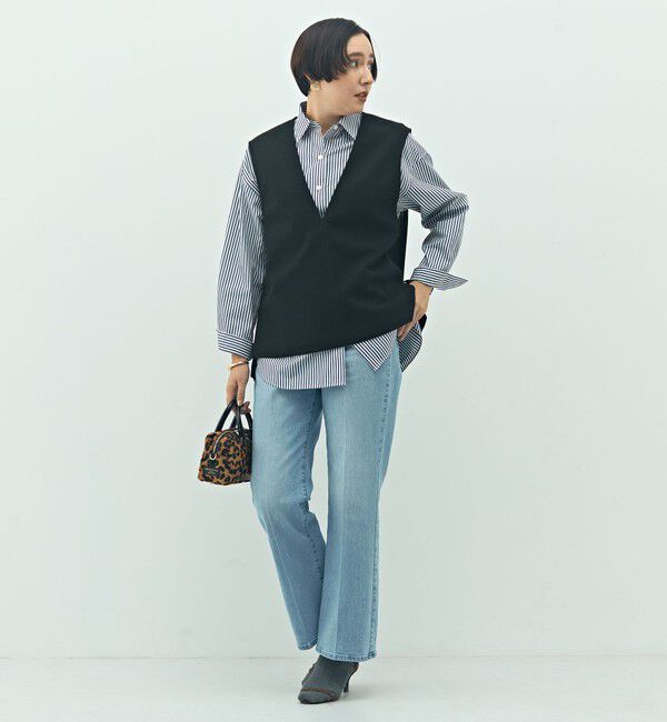 NOLLEY'S「ウォッシャブルストレッチジャージベスト」|ベスト・ジレ|