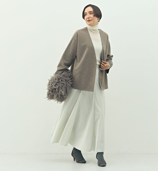 NOLLEY'S「ウォッシャブルストレッチジャージハオリ」|ブルゾン・スタジャン|