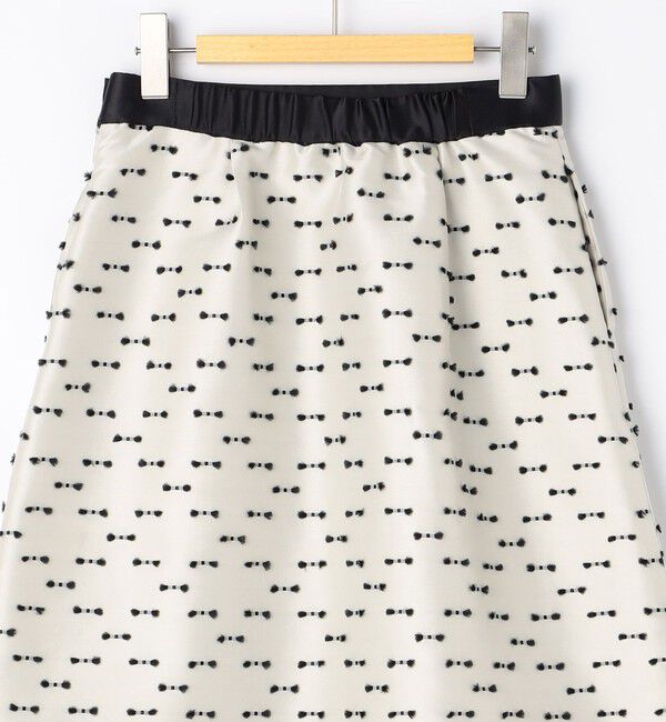 NOLLEY'S「《セットアップ対応》ウォッシャブルリボンジャガードAラインスカート」|フレア|