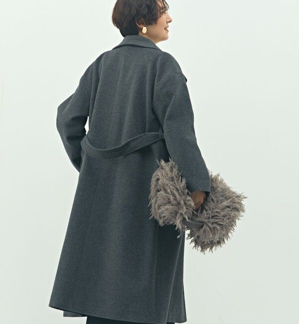 NOLLEY'S sophi「【一部WEB限定色】アンゴラビーバーベルテッドロングコート」|その他|