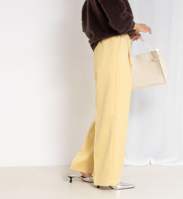NOLLEY'S sophi「【一部WEB限定サイズ】ウォッシャブルブライトダブルクロスセミワイドパンツ」|その他|