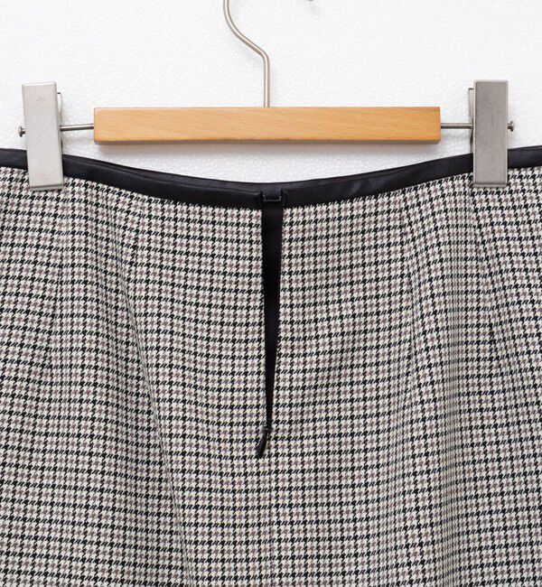 NOLLEY'S「ウォッシャブルボックスタックトラペーズスカート」|フレア|