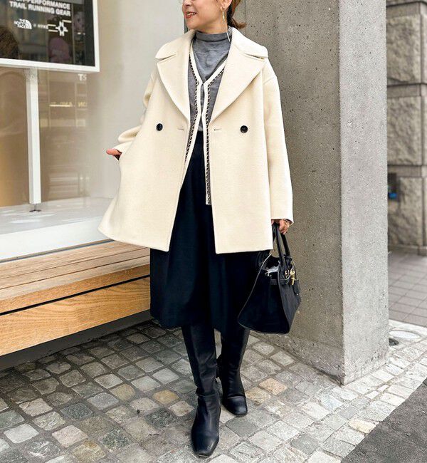 NOLLEY'S「【一部WEB限定アイテム】SP140リバーコート起毛メルトン仕上げ」|その他|