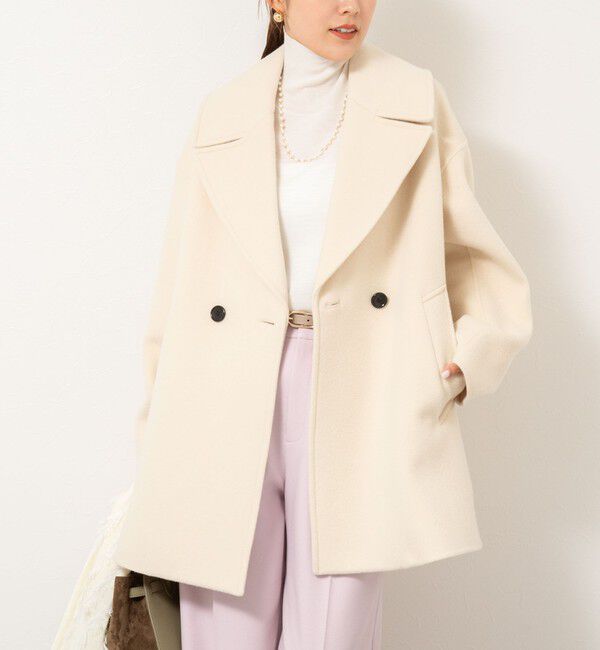 NOLLEY'S「【一部WEB限定アイテム】SP140リバーコート起毛メルトン仕上げ」|その他|