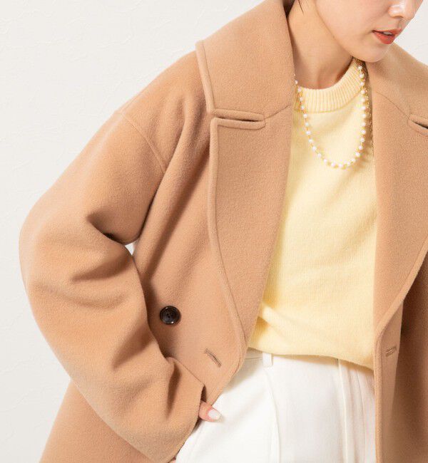 NOLLEY'S「【一部WEB限定アイテム】SP140リバーコート起毛メルトン仕上げ」|その他|