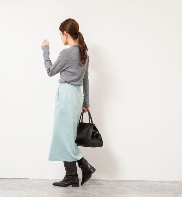 NOLLEY'S「《手洗い可能》16GマレーリブVネックカーディガン」|カーディガン|