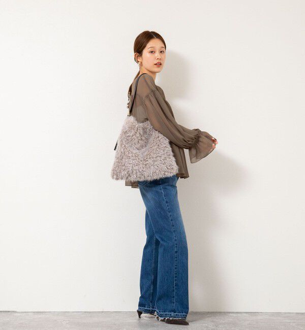 NOLLEY'S「ウォッシャブル楊柳ギャザーブラウス」|シャツ・ブラウス|