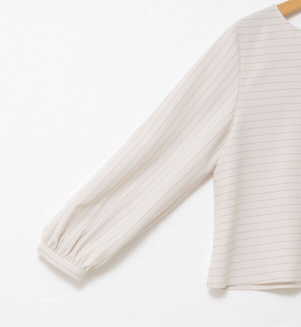 NOLLEY'S「《セットアップ対応》ウォッシャブルウール調2WAYフリルブラウス」|シャツ・ブラウス|