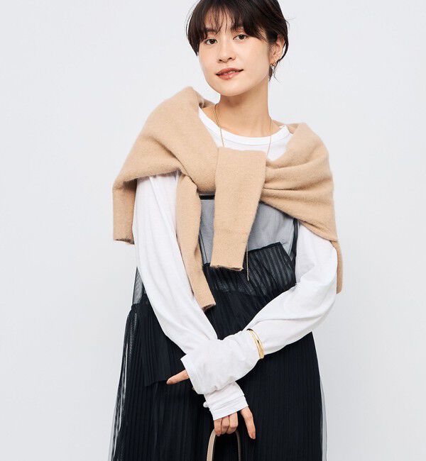 Rie Miller「ウォッシャブルチュールキャミワンピース」|ワンピース|