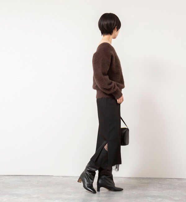 NOLLEY'S sophi「レースレイヤードタイトスカート」|タイト|