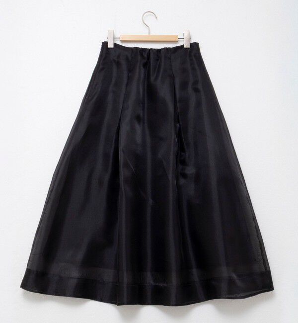 NOLLEY'S「ウォッシャブルオーガンジーフレアスカート」|フレア|