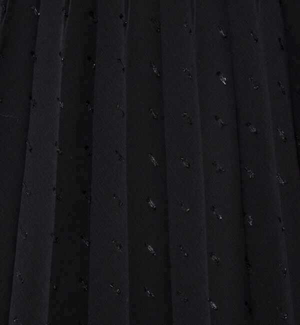NOLLEY'S「ウォッシャブルラメカットドビープリーツスカート」|スカート|