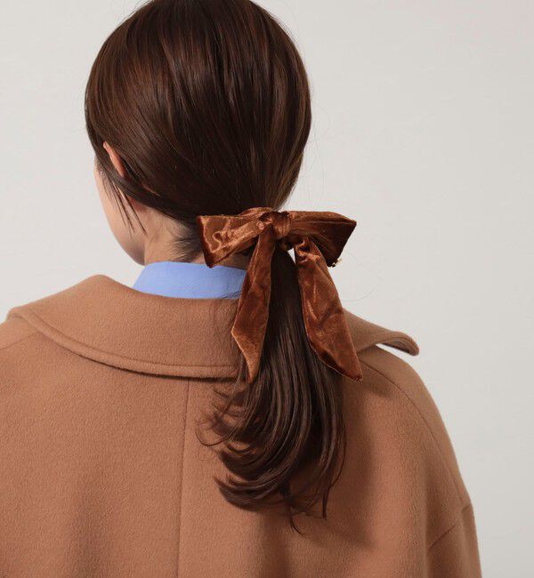 NOLLEY'S「【nolleys/ノーリーズ】ベロアリボンシュシュ」|ヘアゴム・シュシュ|