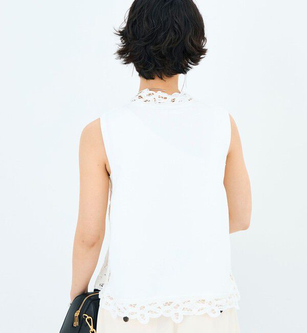 NOLLEY'S「《手洗い可能》バテンレースジレ」|ベスト・ジレ|