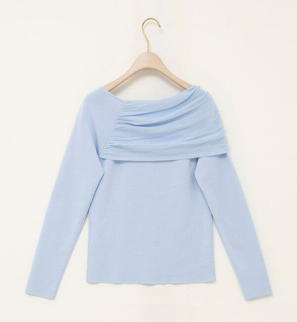 NOLLEY'S sophi「《手洗い可能》イレギュラーネックオフショルプルオーバー」|ニット・セーター|