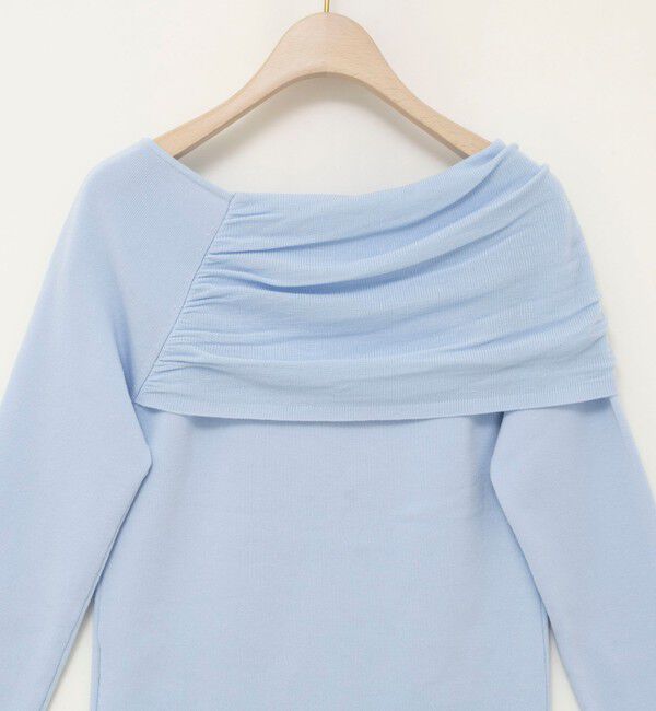 NOLLEY'S sophi「《手洗い可能》イレギュラーネックオフショルプルオーバー」|ニット・セーター|