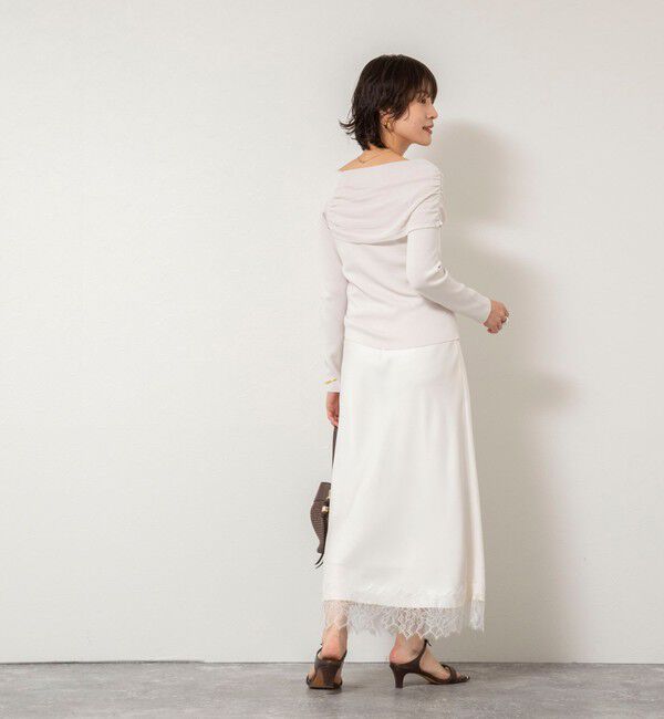 NOLLEY'S sophi「《手洗い可能》イレギュラーネックオフショルプルオーバー」|ニット・セーター|