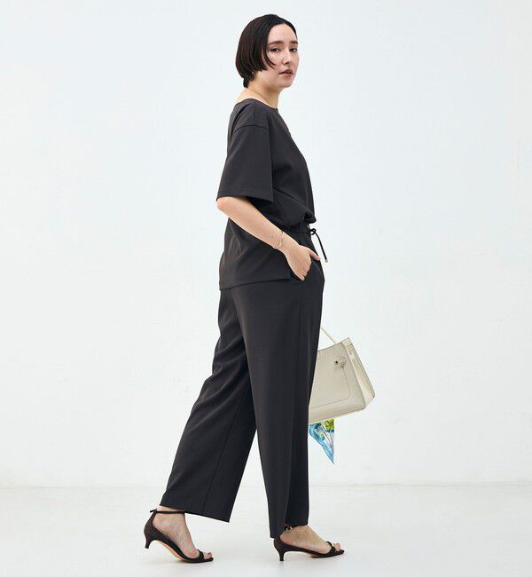 NOLLEY'S「《セットアップ対応》ウォッシャブルイージーツイルセミワイドパンツ」|その他|