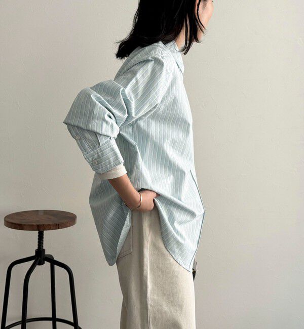 fredy emue「FR刺繍オックスコンパクトシャツ」|シャツ・ブラウス|