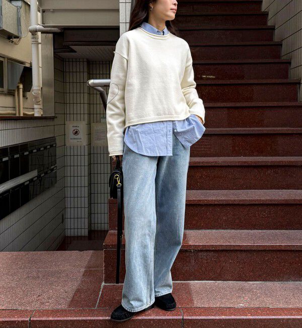 fredy emue「ハートステッチニットプルオーバー」|ニット・セーター|