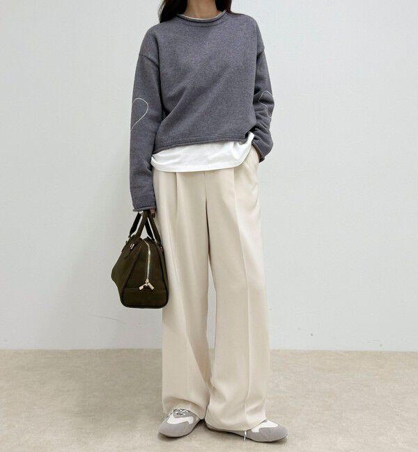 fredy emue「ハートステッチニットプルオーバー」|ニット・セーター|