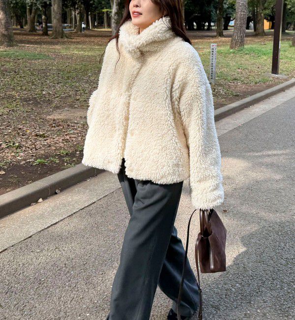 fredy emue「フェイクファーコート」|その他|