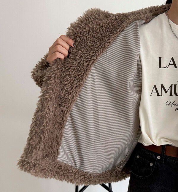 fredy emue「フェイクファーコート」|その他|