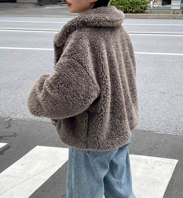 fredy emue「フェイクファーコート」|その他|