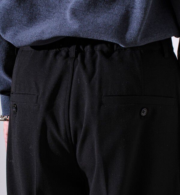 GLOSTER「【セットアップ対応】ウールライクワイドパンツ」|チノ|