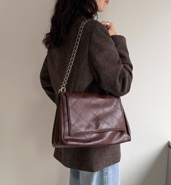 fredy emue「キルト柄チェーンバッグ」|ショルダー・メッセンジャー|