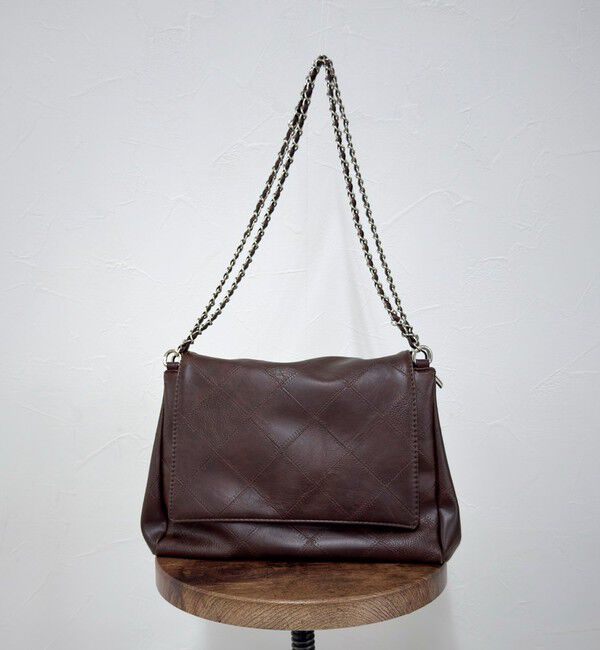 fredy emue「キルト柄チェーンバッグ」|ショルダー・メッセンジャー|